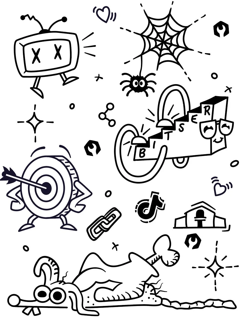 Ron van Noord — Grafisch ontwerp, DTP, Illustratie, Visual design — Druktemaker 10 jaar — jubileumverpakking en Merkwaardig Bier — Beeld: Uitgewerkte handillustraties voor het label — Project: Een handgeïllustreerde jubileumverpakking en bierlabel voor tien jaar Druktemaker, ontwikkeld voor het…