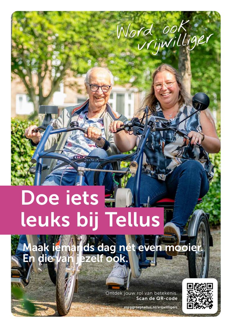Ron van Noord — Grafisch ontwerp, DTP, Visual design — VerTellus — magazine van Zorggroep Tellus — Beeld: Magazinepagina 23 — Project: Een volledige herontwikkeling van de visuele stijl van VerTellus, vanaf editie 31 doorvertaald naar iedere…